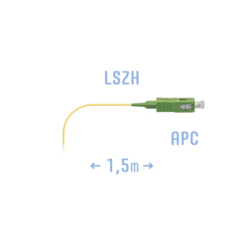Пигтейл SC/APC SM (0.9) 1.5 метра